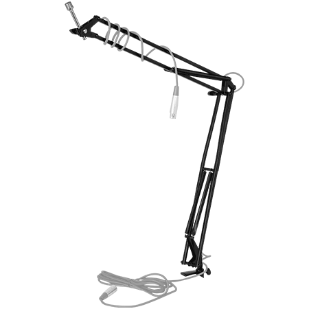 A25BK Perche de micro de table Black