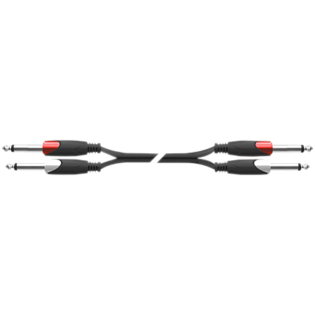Quik Lok SX275-2K Câble audio Strix 2 x jack mono 2 m