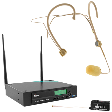 Mipro MU 210D Lithium Pack Micro serre-tête sans fil