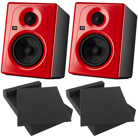Krk - Kreate 5 Scarlett Studio + Monisoft (La paire)