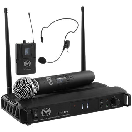 Mac Mah - Pack UHF 100 M + Micro serre-tête