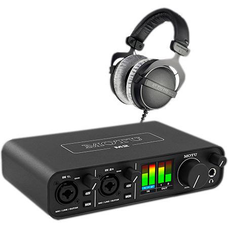 Motu - Pack M2 + Casque DT 770 PRO 250