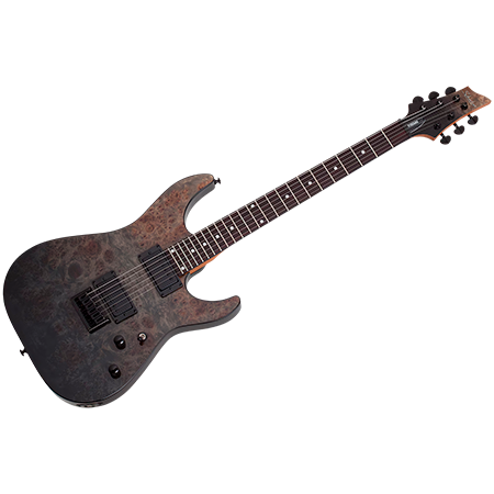 C-1 Standard Black Fade Burst Burl