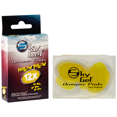 SG12YE Damper Pads Skygel Jaune pâle (pack de 12)