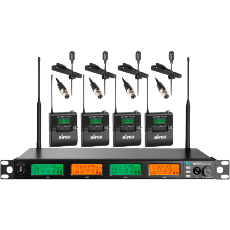 Mipro - Pack ACT 500 QUAD micro cravate MU57LT