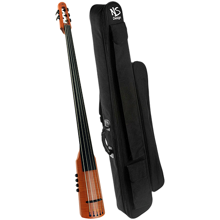 CR Traditionnal Contrebasse Électrique 5 cordes Amber Stain