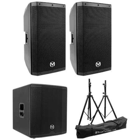 Mac Mah - Pack AS 115(en paire) + AS 818 Sub + BoomTone DJ SV 200 II