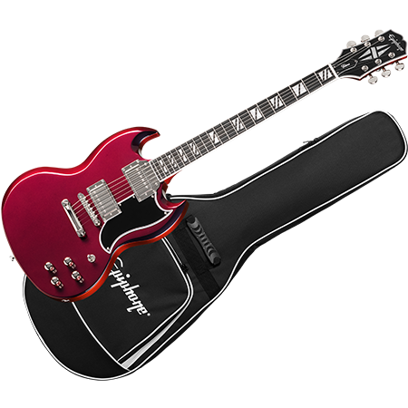 Epiphone - Futura SG Custom Midnight Ember Shift + Housse