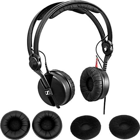 Sennheiser - Pack HD 25 + Ear Pads (Velour + Simili-cuir)