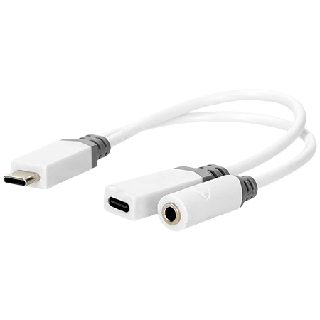 CCBW64922WT01 - Adaptateur USB C/USB C MiniJack