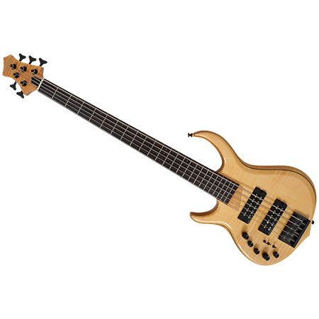 Schecter Stiletto Custom 5 LH - Natural - Lefthanded Bass