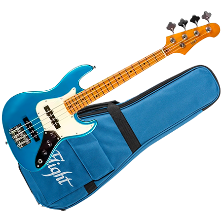 Mini Jazz Bass Lake Placid Blue + Housse