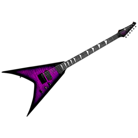 ESP Edwards Signature Alexi Laiho Pink Sawtooth - Guitar Flying V