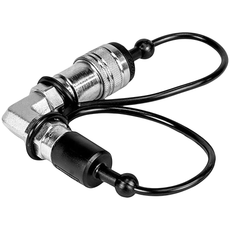 CO2 90 degrees connector 3/8