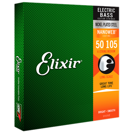 Elixir 14102 Nanoweb 50/105 Bass Heavy