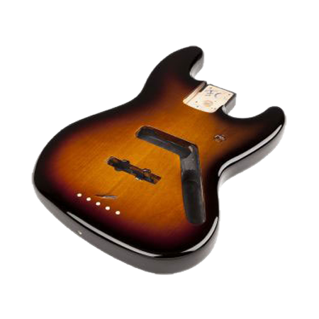 Fender Corps Jazz Bass Mexique 3 Tons Sunburst