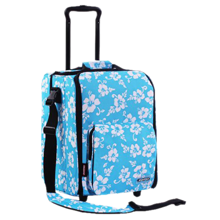 CD Trolley Premium Flower Blue