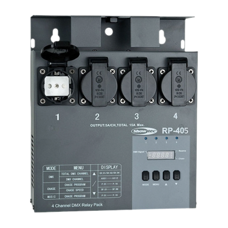Showtec RP-405 Relay Pack MKII