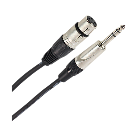 Plugger Câble XLR femelle 3b - Jack mâle stéréo 10m Easy