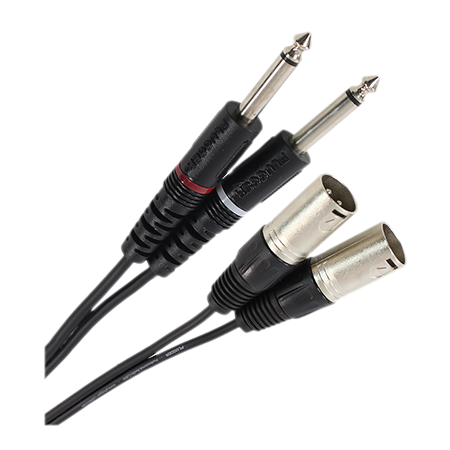 Plugger Câble Bretelle XLR Mâle 3b - Jack Mâle Mono 0.60m Easy