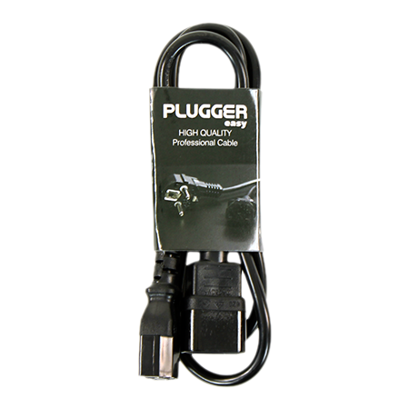 Plugger Rallonge électrique type IEC Male- IEC Femelle 1m Easy
