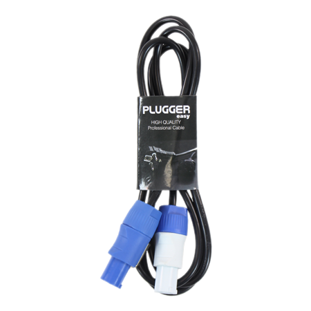 Plugger Câble d'alimentation Powercon Mâle - Mâle 1.8m Easy