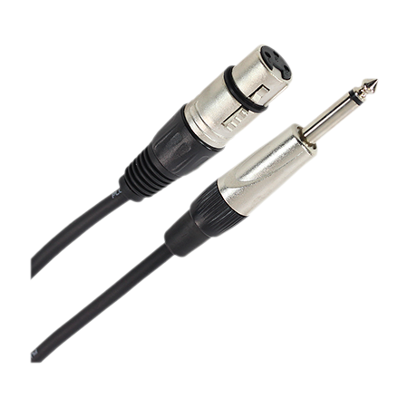 Plugger Câble XLR Femelle 3b - Jack Mâle Mono 3m Easy