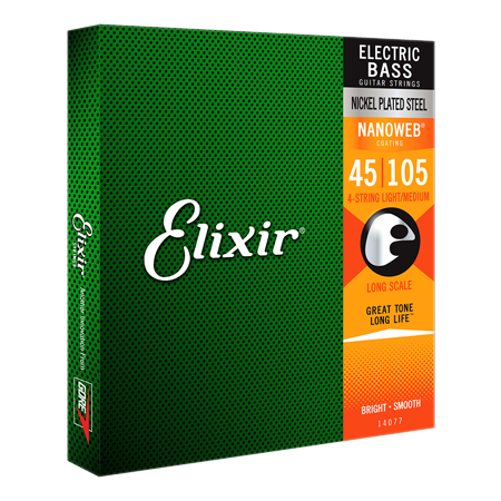 Elixir 14077 Nanoweb 45/105 Bass Medium
