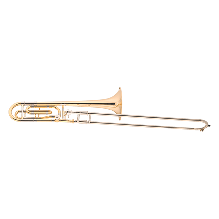 Jupiter JTB 1100FRQ Trombone ténor complet, perce intermédiaire,pavillon cuivre rose, verni