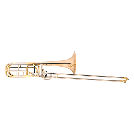 JTB 1180R trombone Basse Sib/Fa/Solb/Ré, pavillon cuivre rose, verni