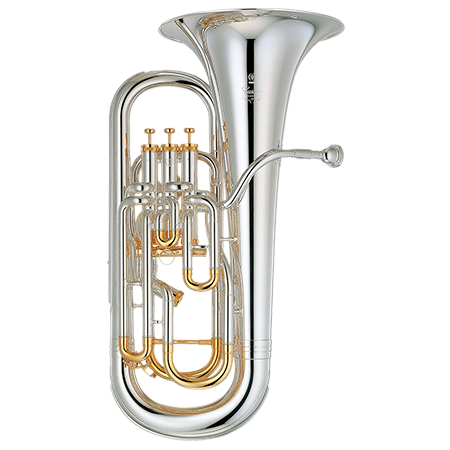 Yamaha YEP 842S Euphonium en Sib, 4 pistons compensés, argenté