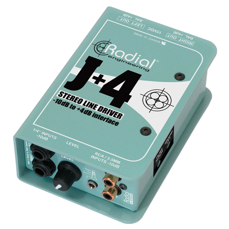 Radial J+4 Stereo Line Driver