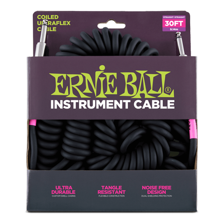Ernie Ball Ultraflex Spirale - 9m - Black