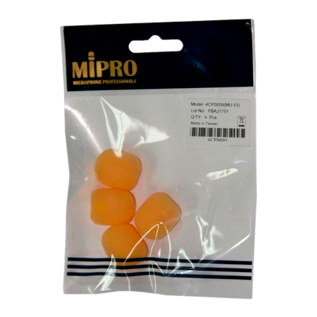 Mipro 4CP0009 Lot de 4 Bonnettes pour Micro MU 53 HNS