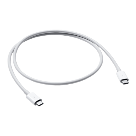 Câble Thunderbolt 3 (USB-C) 0.80m blanc Apple