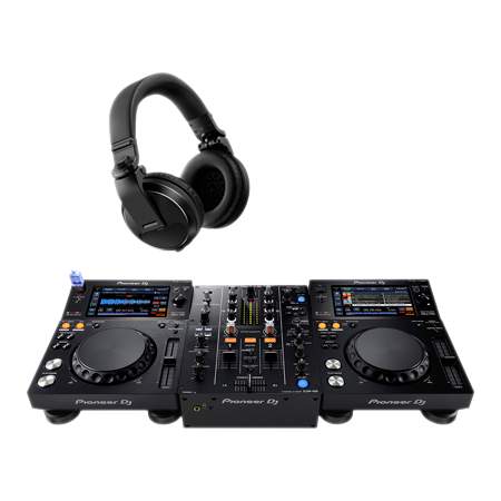 Pioneer DJ 2x XDJ-700 + DJM 450 + HDJ-X5K