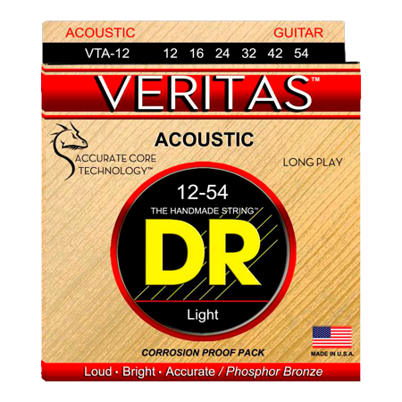 DR Strings Veritas Acoustic VTA-12 12-54