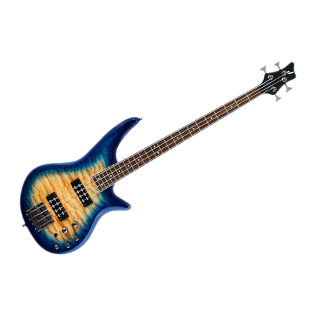 Jackson JS Series Spectra Bass JS3Q Amber Blue Burst