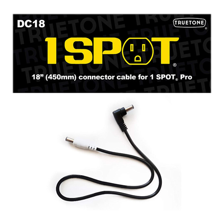 1 Spot DC18 cable alim 1 Spot Pro 0.45m Truetone