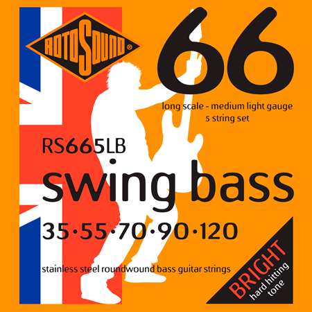Rotosound RS665LB Swing Bass 66 Stainless Steel 35/120