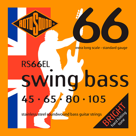 Rotosound RS66EL Swing Bass 66 Stainless Steel Extra Long 45/105