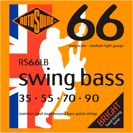 RS66LB Swing Bass 66 Stainless Steel 35/90 Rotosound