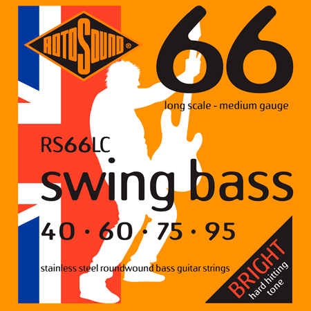 Rotosound RS66LC Swing Bass 66 Stainless Steel 40/95