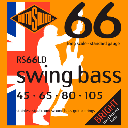 Rotosound RS66LD Swing Bass 66 Stainless Steel 45/105