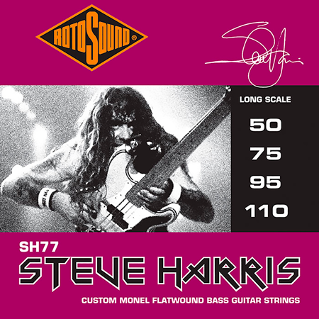 Rotosound SH77 Jazz Bass 77 Monel Flatwound Steve Harris 50/110