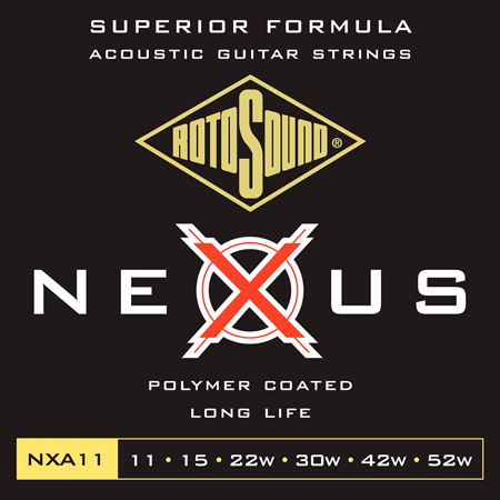 Rotosound NXA11 Nexus Coated Phosphor Bronze 11/52