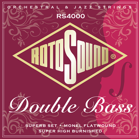 Rotosound RS4000M Nylon/Monel Flatwound Double Bass Set
