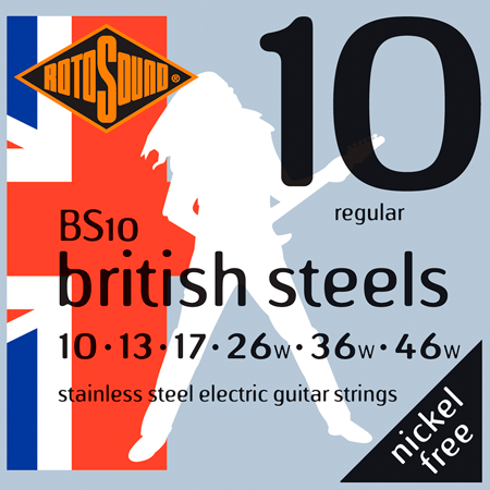 Rotosound BS10 British Stainless Steel Regular 10/46