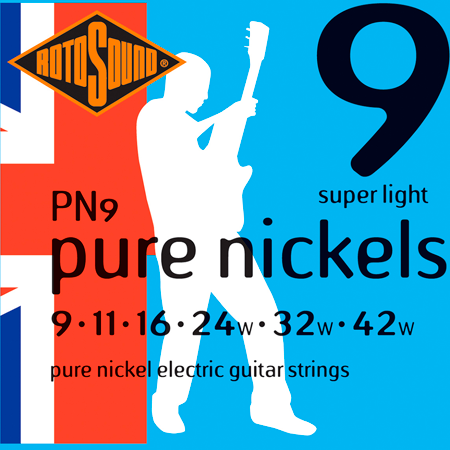 Rotosound PN9 Pure Nickels Super Light 9/42