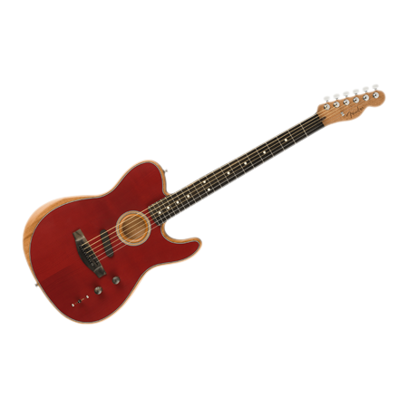 Fender American Acoustasonic Telecaster Crimson Red